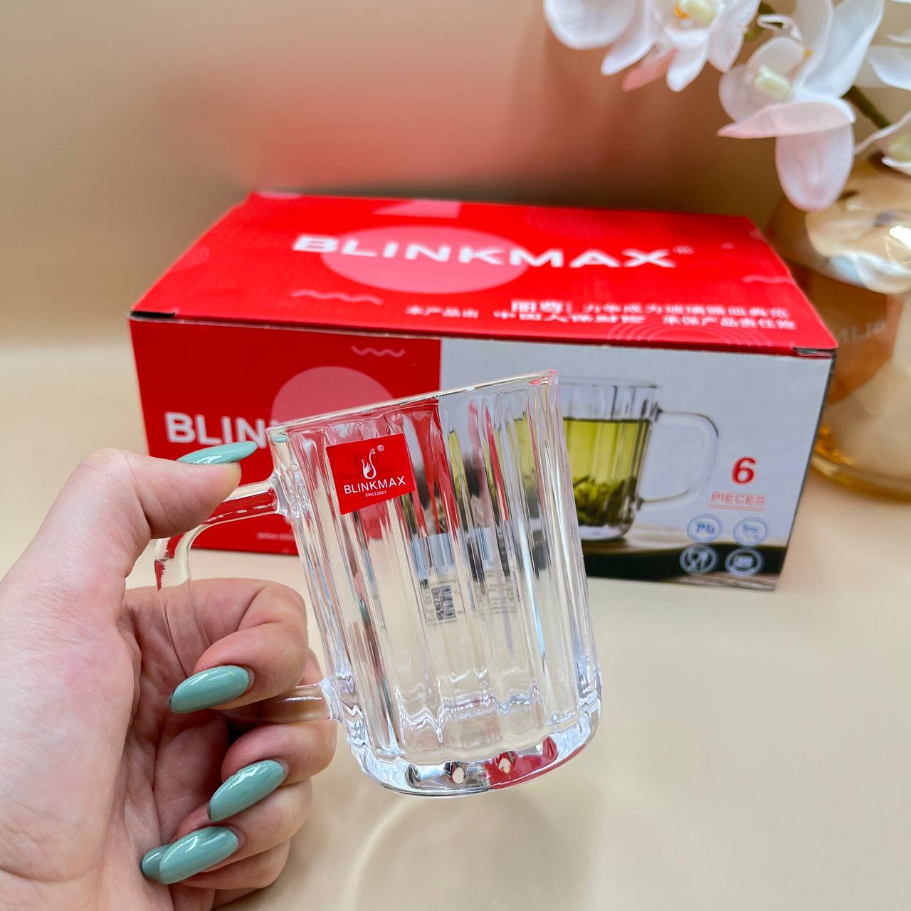 لیوان بلینک مکس مدل جنوا کد 136 شش عددی