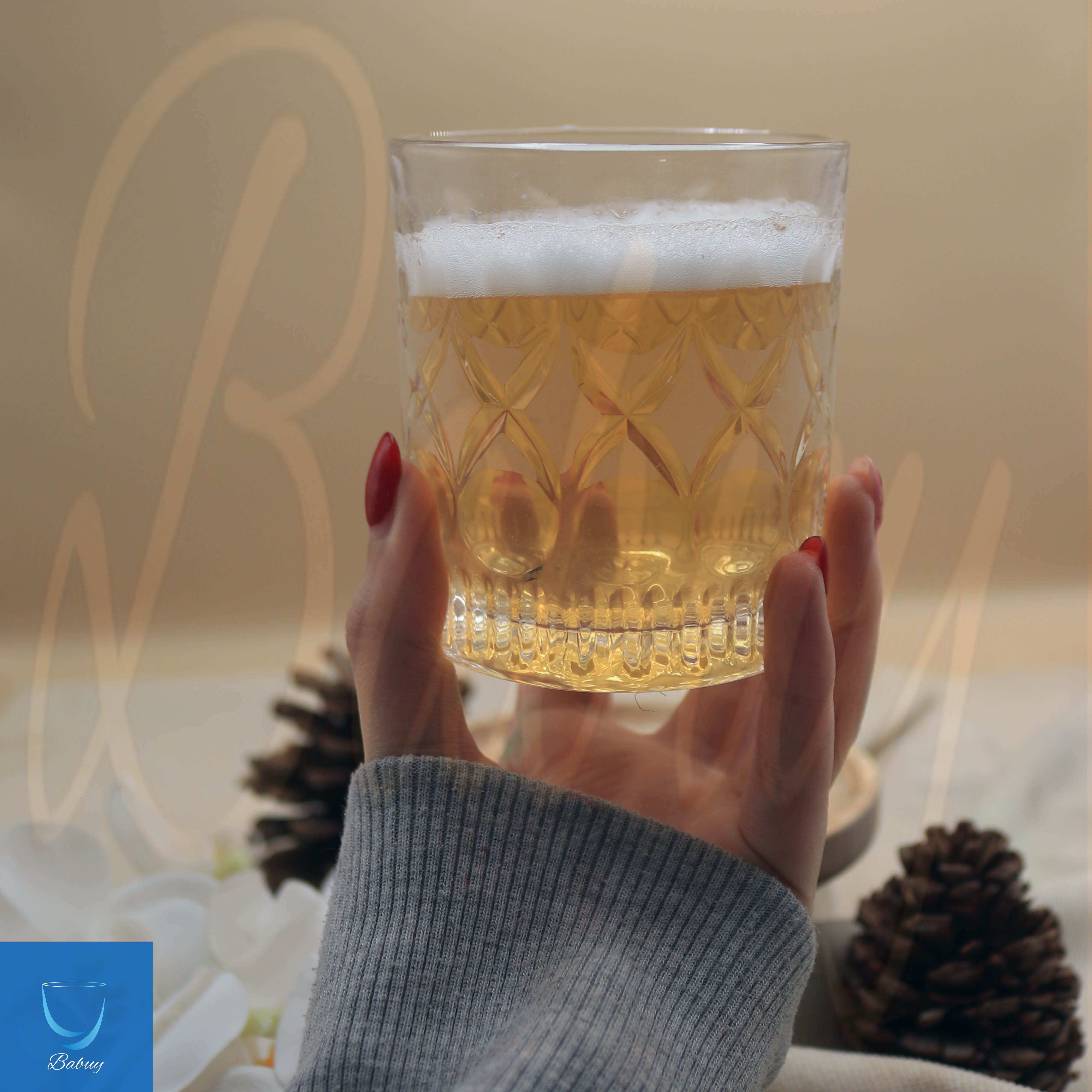 نیم لیوان مدل آنجلیکا برند کی اف زد شش عددی